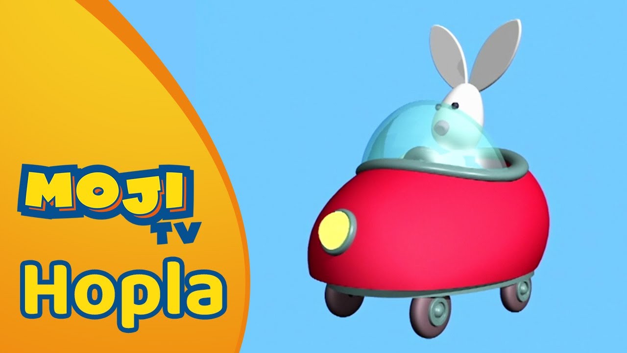 HOPLA IN ZIJN AUTO 🚗 | HOPLA 🐇 | Nederlandse Kinderseries | MojiTV