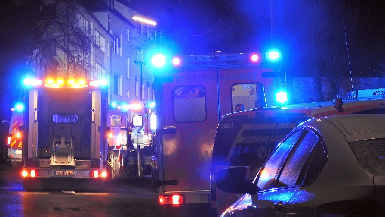 Feuerwehreinsatz nach lebensbedrohlicher Kohlenmonoxidvergiftung in Hagen