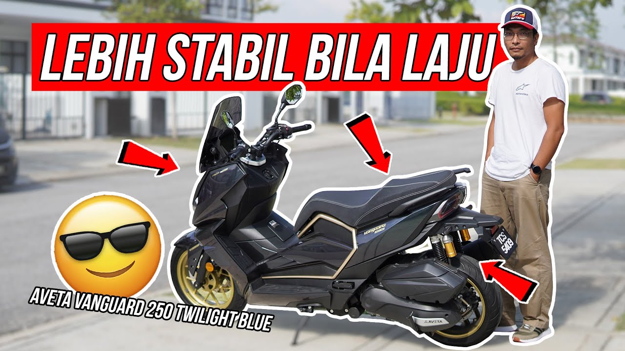 BATCH TERBARU DAH BANYAK IMPROVE! | 2025 AVETA VANGUARD 250 SE TWILIGHT BLUE | TEST RIDE REVIEW