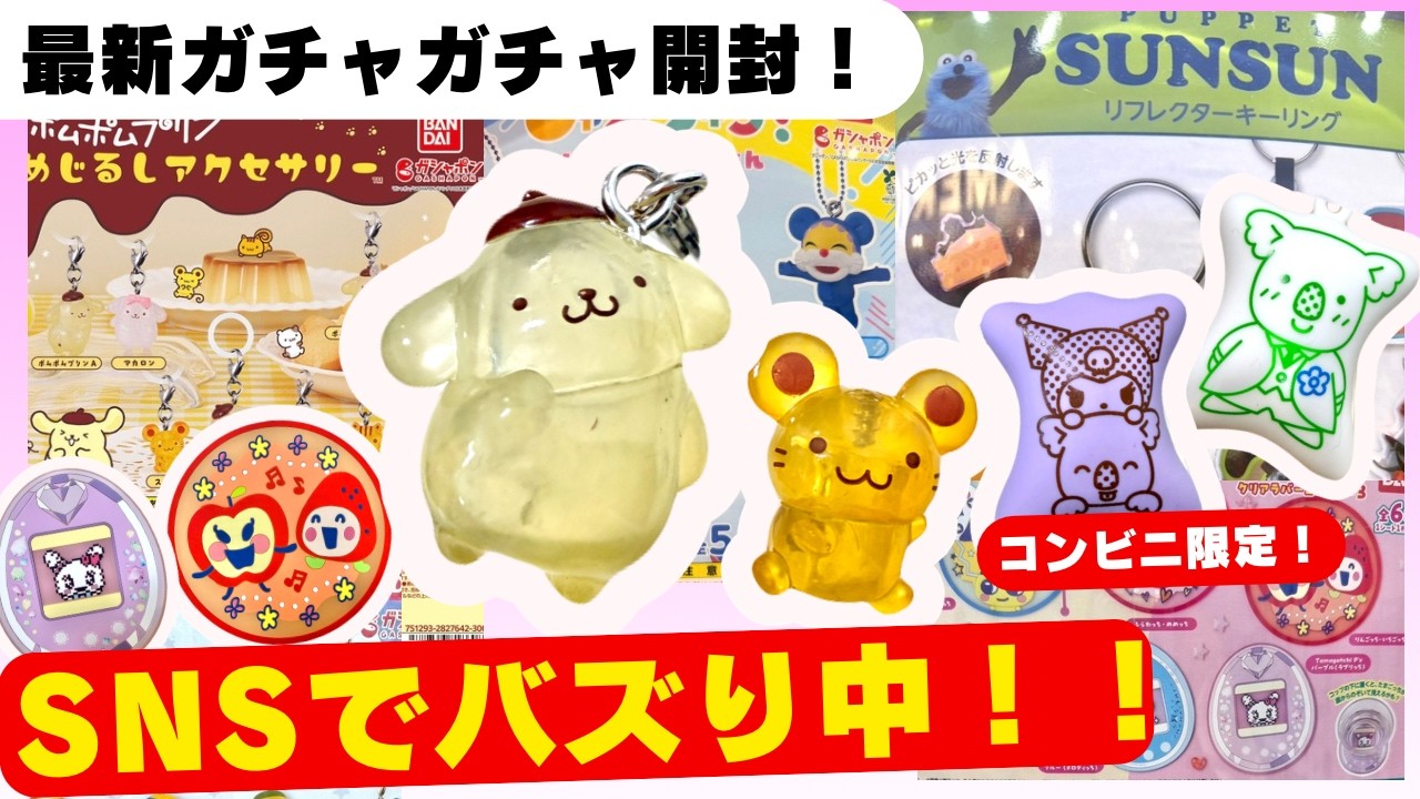 4月#6 【ガチャガチャ】SNSでバズり中！？4月中旬の新作が豊作すぎ！！パペットスンスン/たまごっち/サンリオ/ナガノ/カプセルトイ/ガチャ沼/capsuletoyほか
