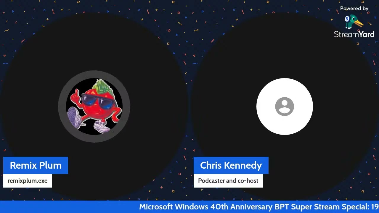 Microsoft Windows 40th Anniversary Super Stream BPT Livestream (replay)