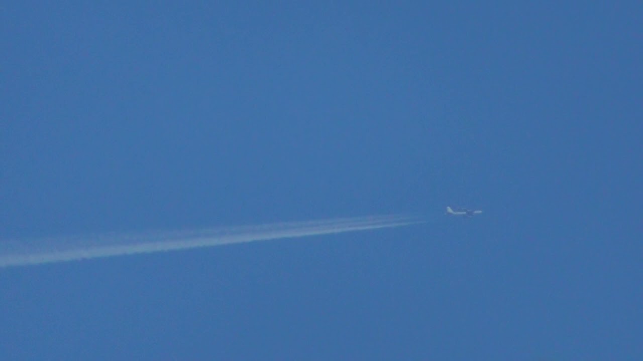 MACE23 Barksdale AFB USAF B 52H Bomber on way2 Moron Spain seen Cambridge UK 17may2021 515p &