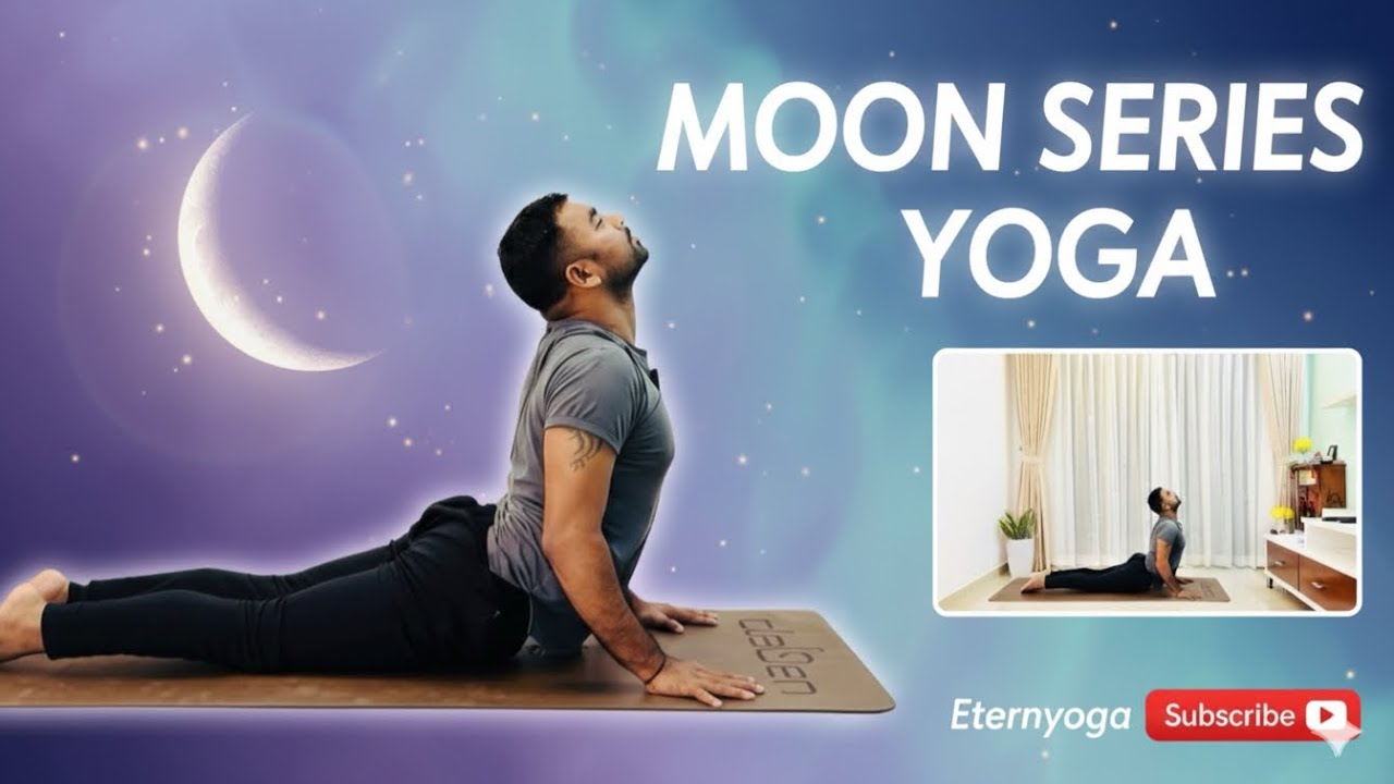 “🌞25-Minute Morning Yoga flow | Moon series & Energize Your Body” #eternyoga  #yogaforall #moon 