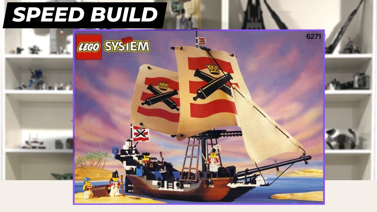 LEGO RETIRED VINTAGE 6271 IMPERIAL FLAGSHIP (1992) - SPEED BUILD