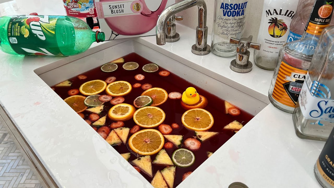 Bathroom Sink Jungle Juice
