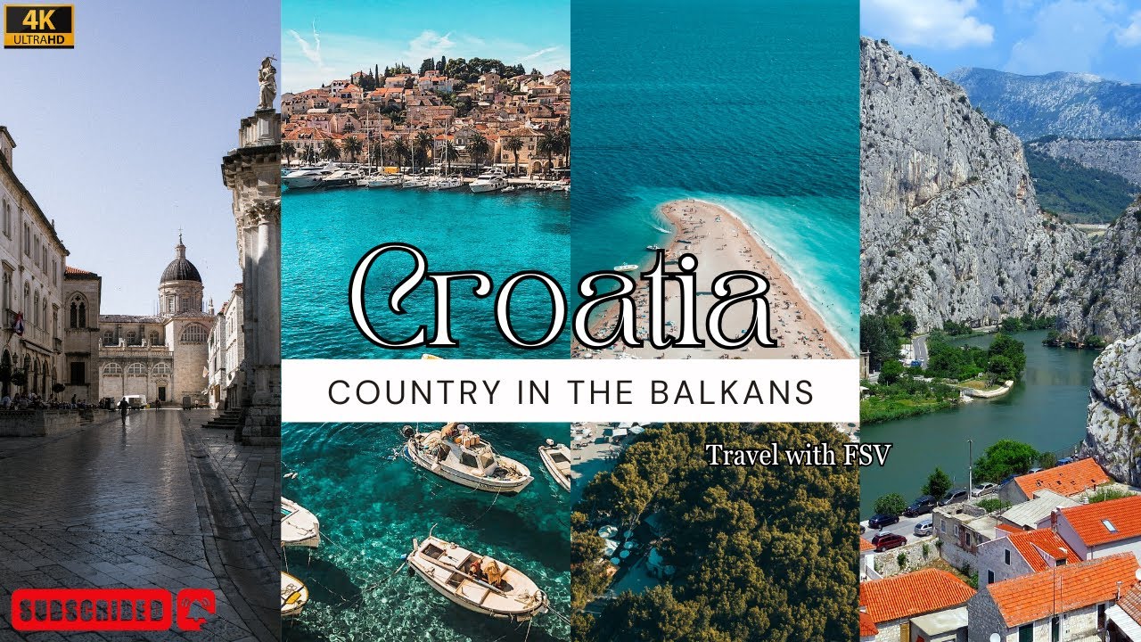 Croatia I My First Impression of Croatia I 4K with Calm Music I FSV Travels