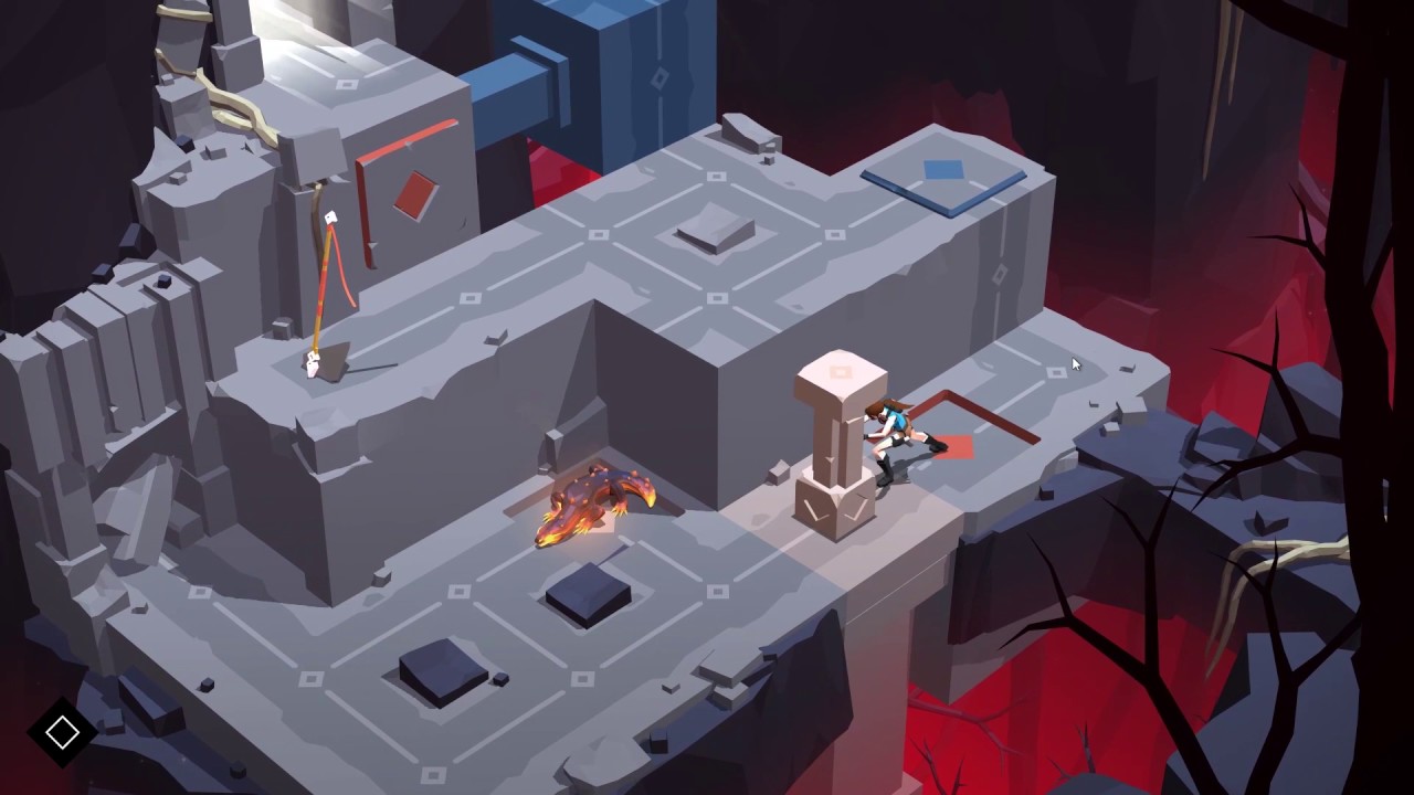 Lara Croft GO The Cave of Fire - Walkthrough 5 - A Restless Chase