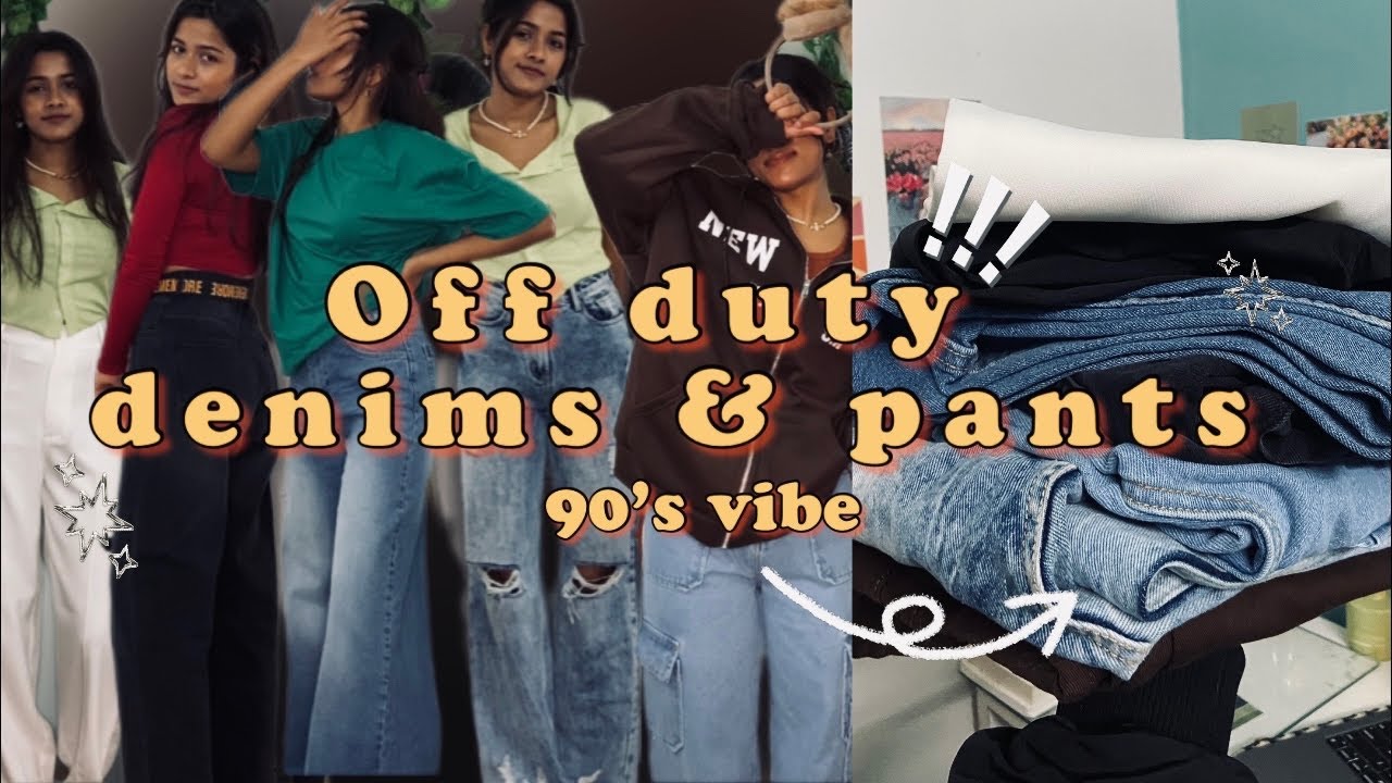 Off duty denims and pants haul #offduty #highwaistedjeans