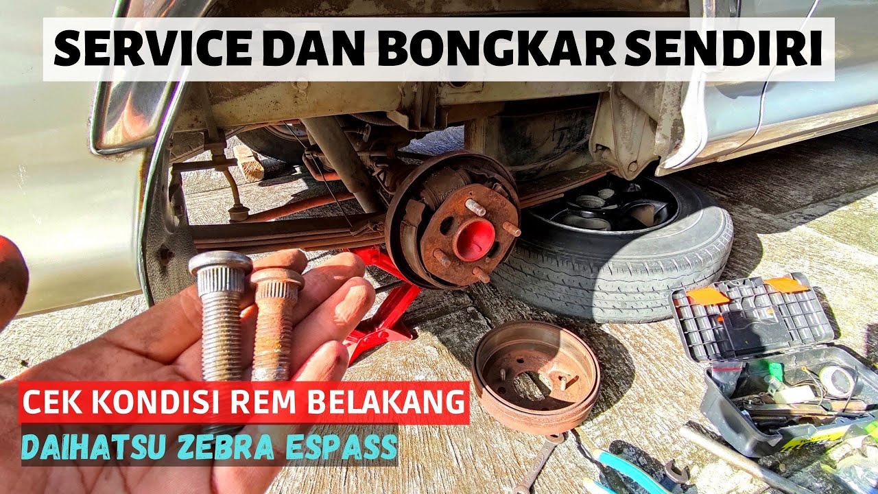 Cek Rem dan Setel Handrem Mobil Daihatsu Zebra Espass❓