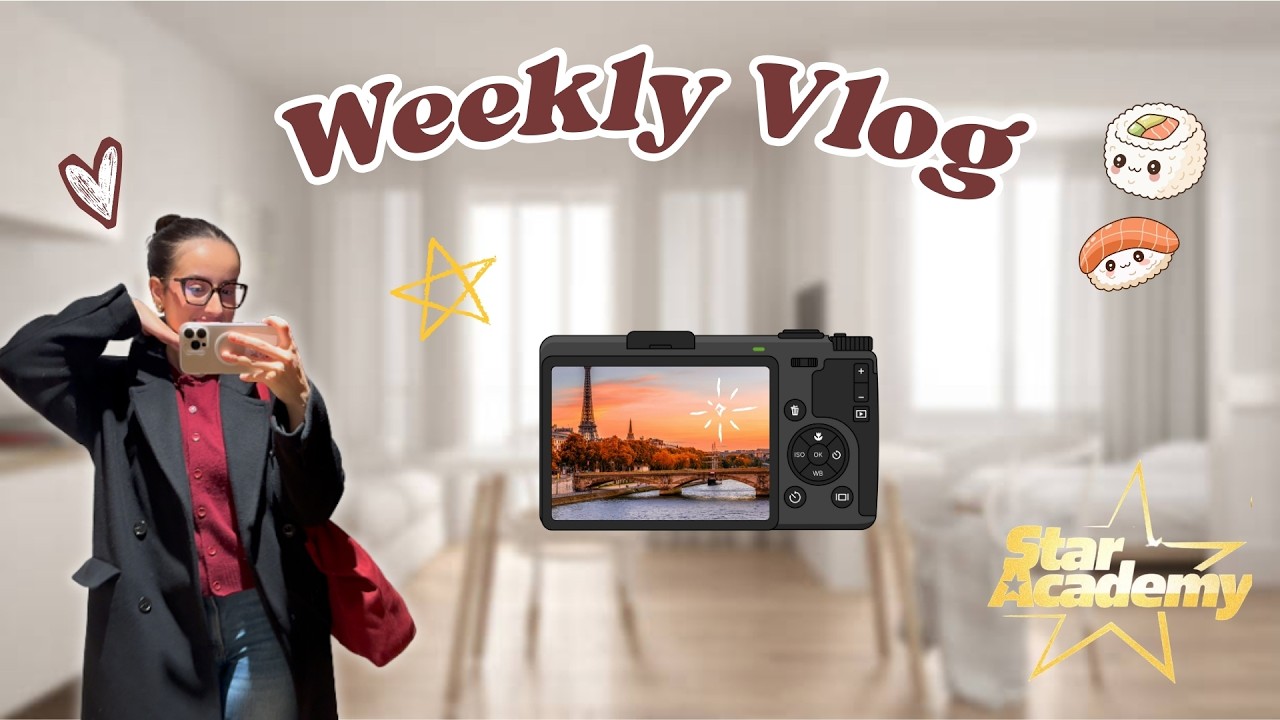 Weekly Vlog : mes cours à l'ESSEC, final Star Ac, manger...