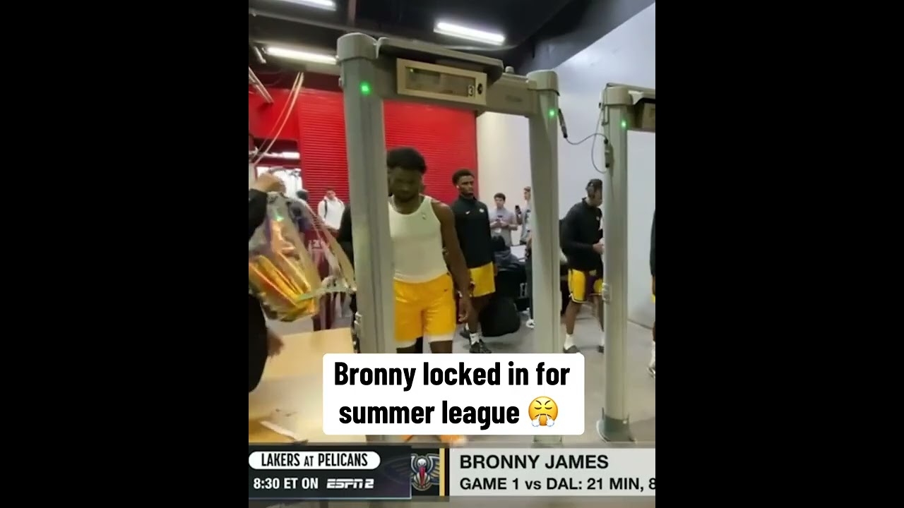 Bronny is LOCKED IN 🔒