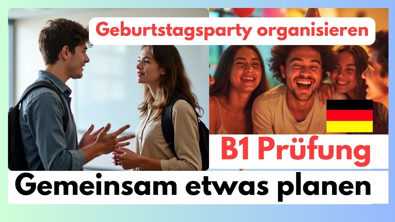 B1 Sprechen: Gemeinsam etwas planen – Tipps & Redemittel für die Prüfung