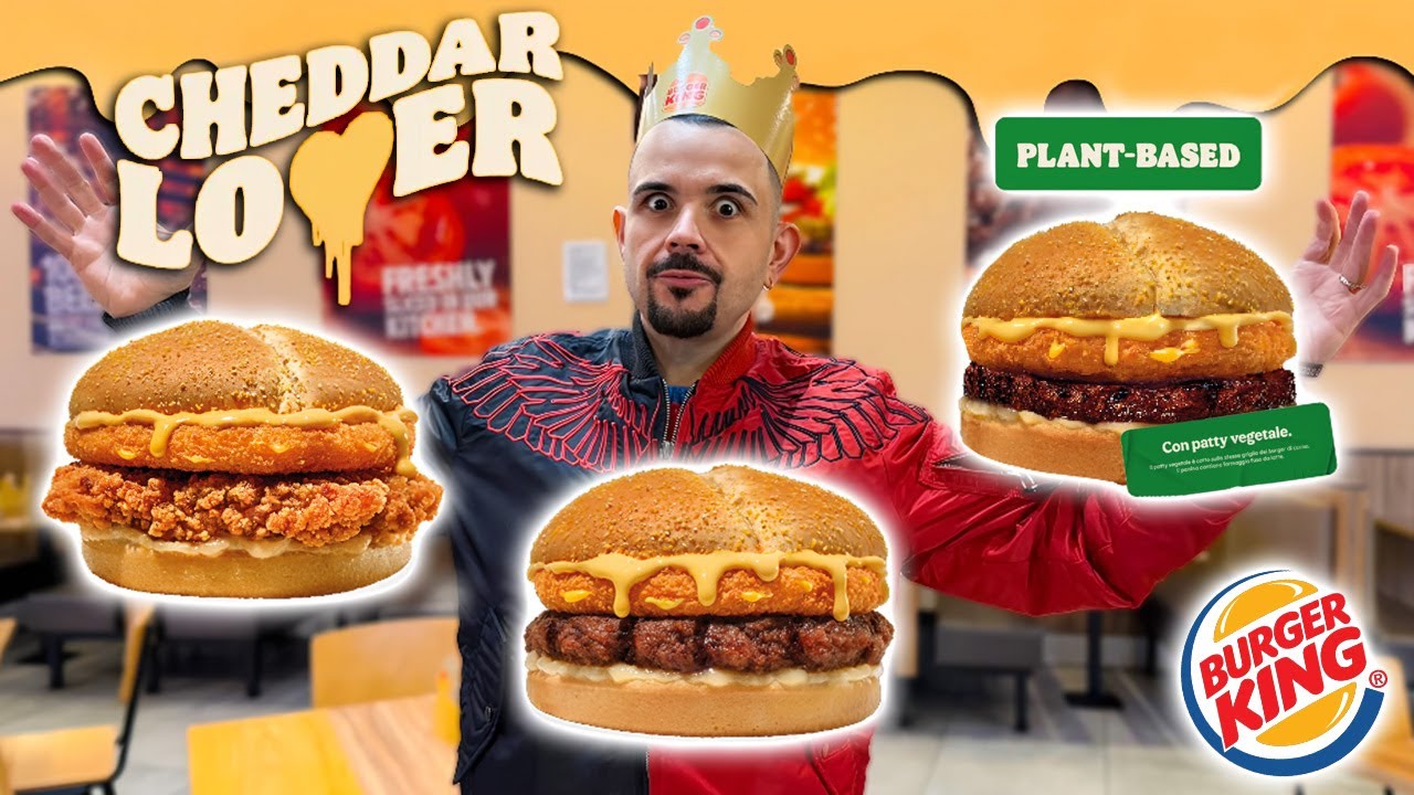 Provo i CHEDDAR LOVER di BURGER KING, quanto formaggio fuso!