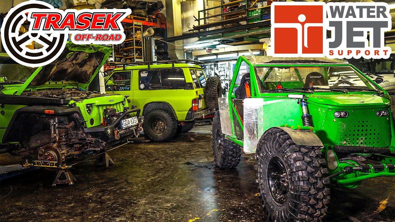 Мастерская внедорожников Trasek - Для чего он использует гидроабразивную машину .. ???
