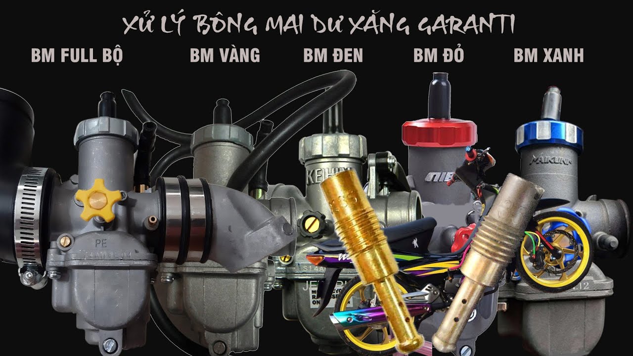 Bình xăng xe độ Bông Mai dư xăng garanti làm sao