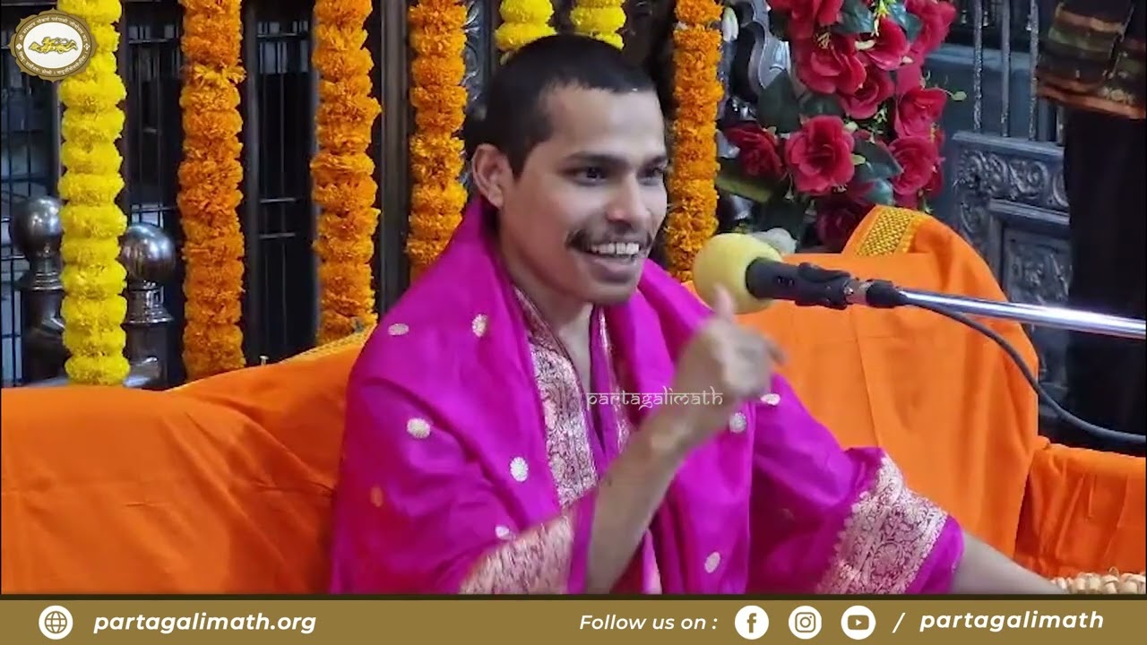 Ashirvachan | Shree Kamakshi Temple Shiroda | Shrimad Vidyadheesh Teerth Swamiji  | Partagali Math