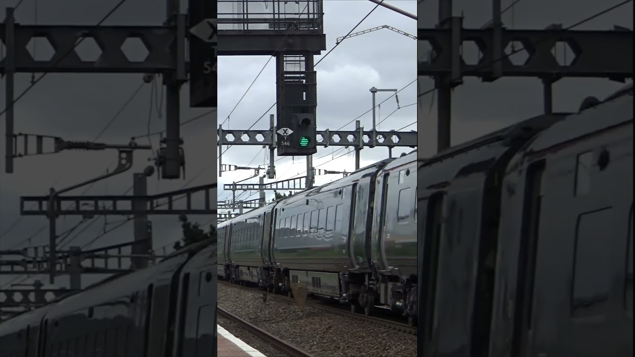 GWR class 800 passes Burnham 