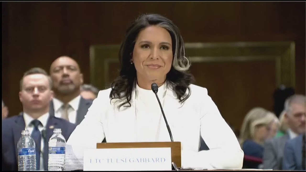 Tulsi Gabbard pressed on Edward Snowden comments by Senators at confirmation hearing
