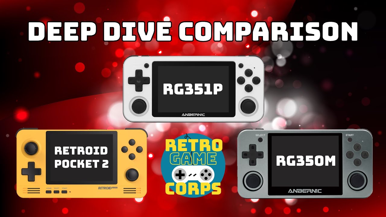 Deep Dive Comparison: RG350M vs RG351P vs Retroid Pocket 2