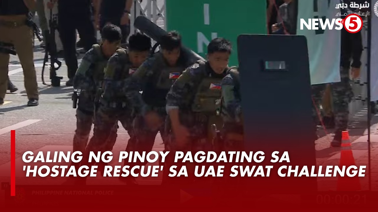 PNP-SAF, umangat ang performance sa 'Hostage Rescue' segment ng UAE SWAT Challenge