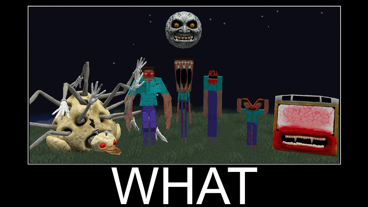 Compilation Scary Moments part 4 - wait what meme in Minecraft