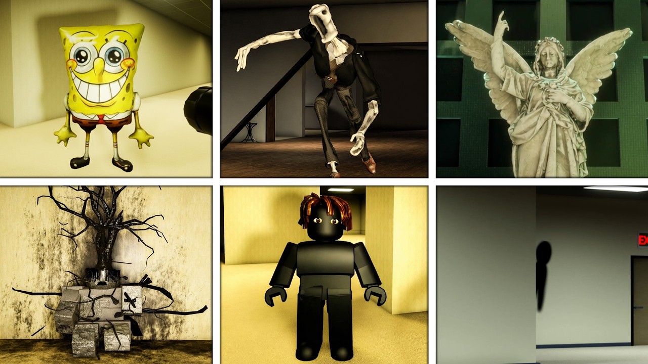 Roblox Unseen Liminality - New Update: All Entities & All Points of Interest (Showcase)