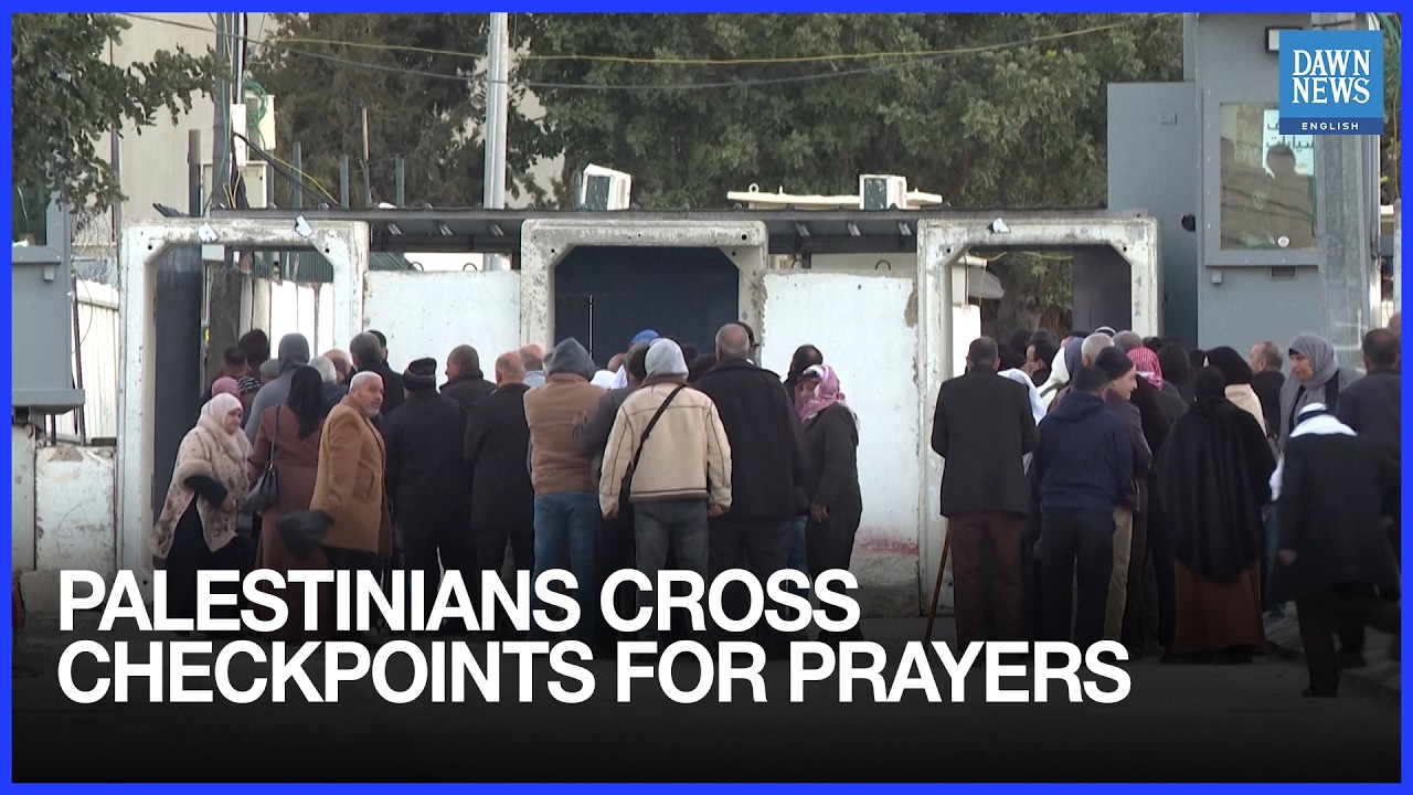 Palestinians From West Bank Reach Jerusalem For first Friday Ramadan Prayers | Dawn News English