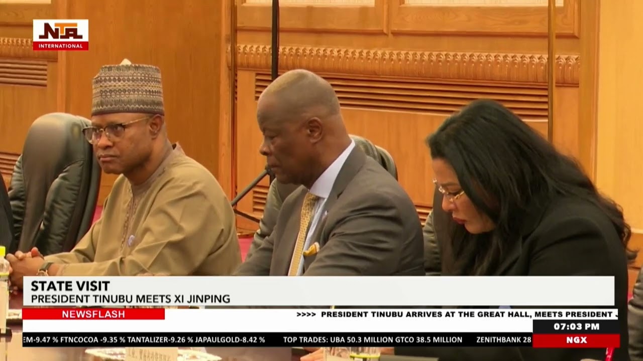 State Visit: President Tinubu Meets Xi Jinping
