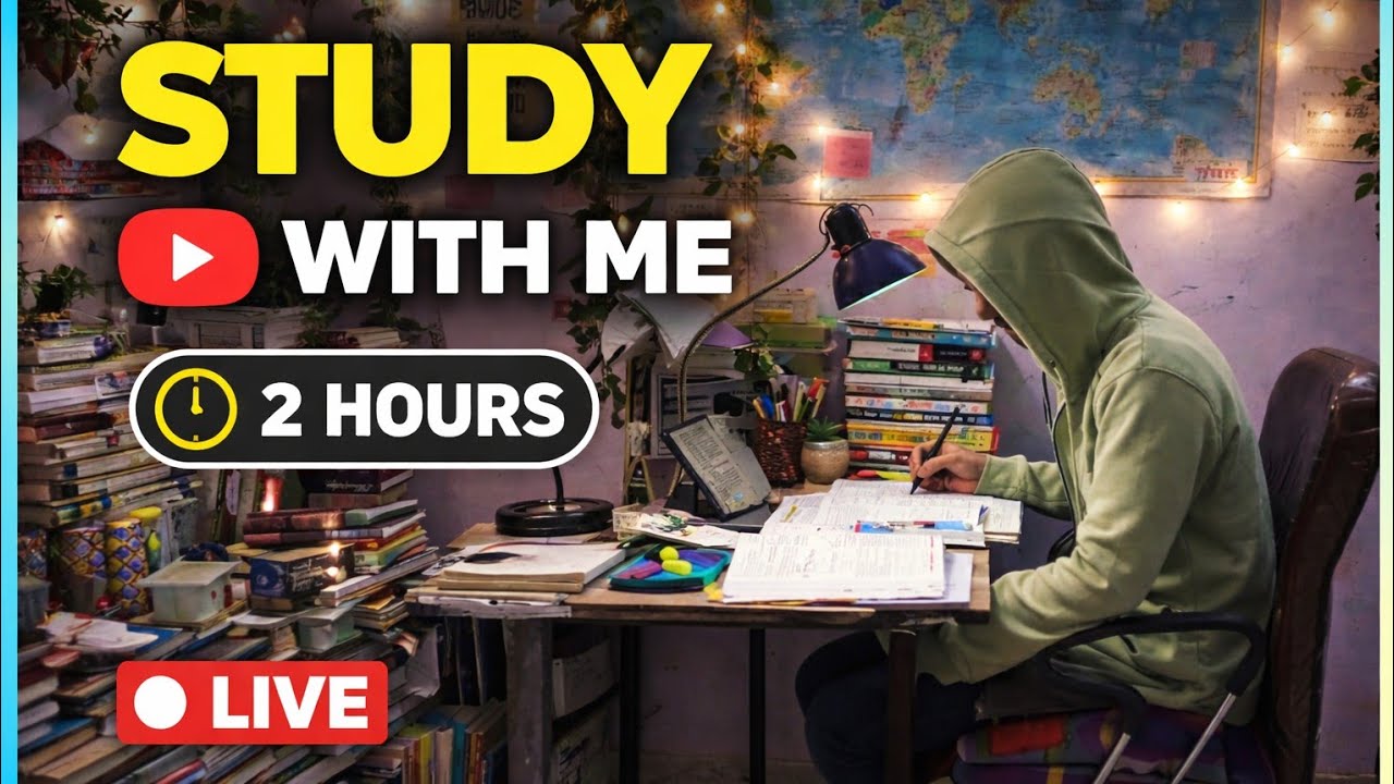 Study with me is live 268🔥📖📚 #jee #boardexams #12thboard #neet #cgl #ssc #upsc #live #livestudy