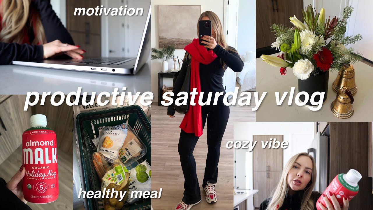 My *Productive* Saturday! healthy habits, grocery shopping & cooking dinner