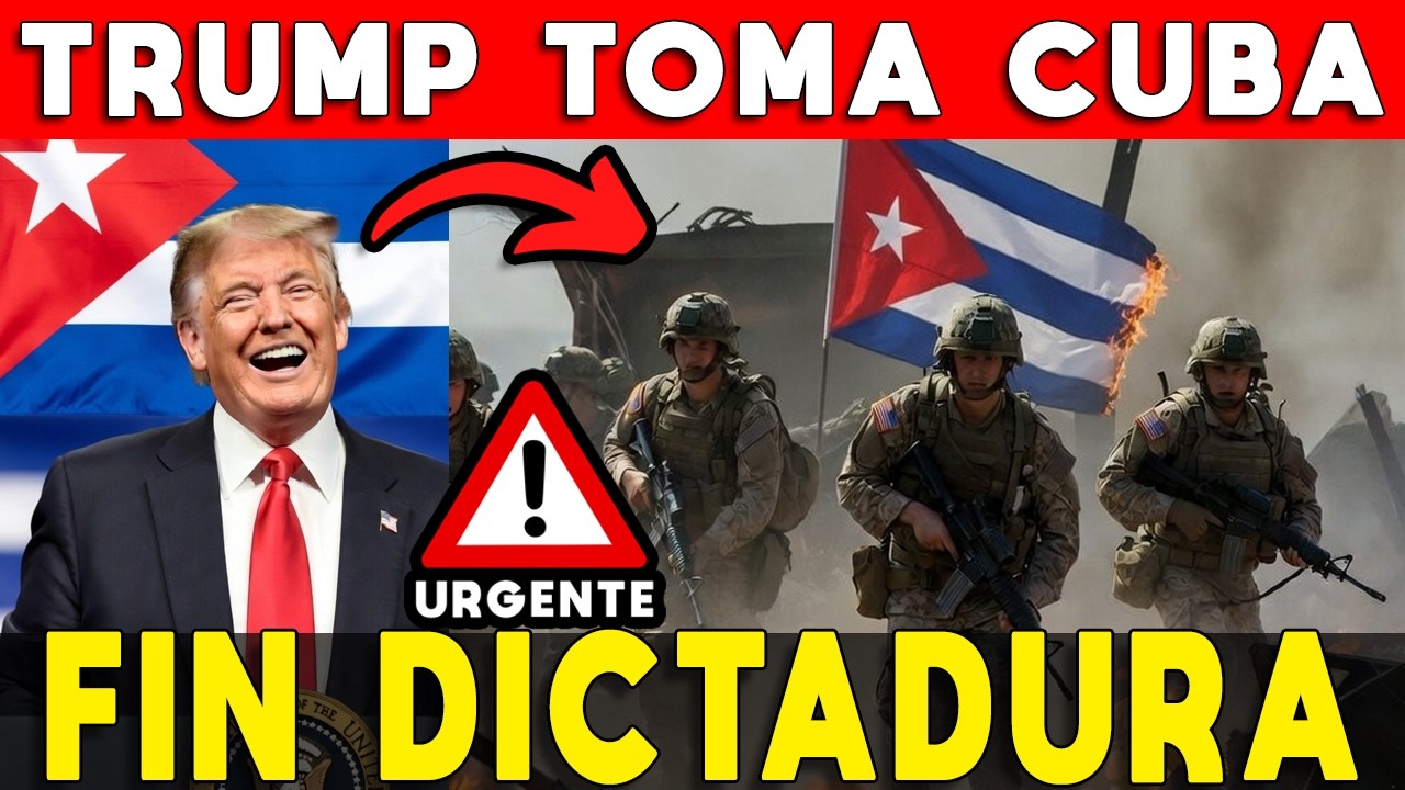 TRUMP TOMA CUBA 🚨 FIN DICTADURA COMUNISTA ⚠️ CAE R&Eacute;GIMEN: ESTADOS UNIDOS ATACA CON TODO