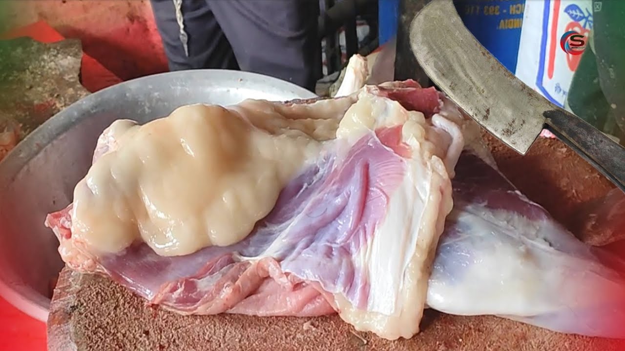 Full Fastest Goat Leg Cleaning Skills I Amazing Mutton Cutting Skills In BD @cuttingstore
