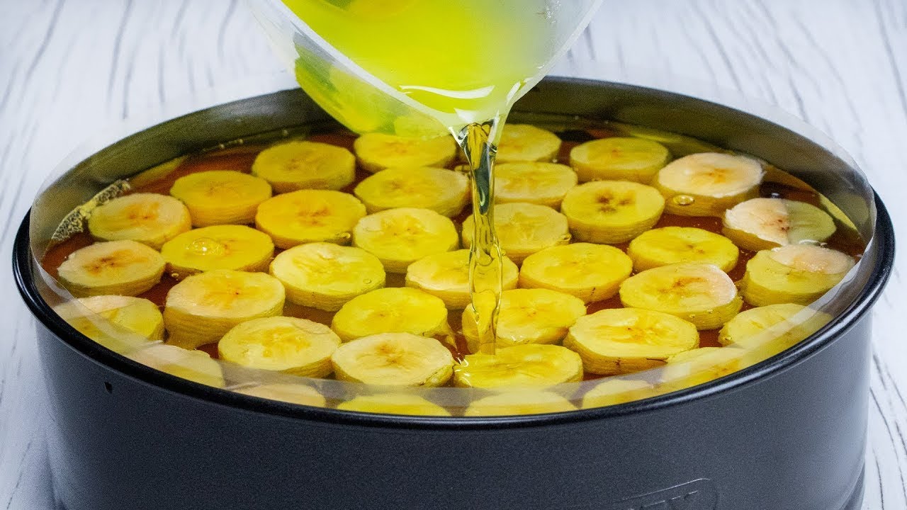 E fara cuptor sau oua si e gata intr.-un timp record - prajitura din doar 3 banane! | SavurosTV