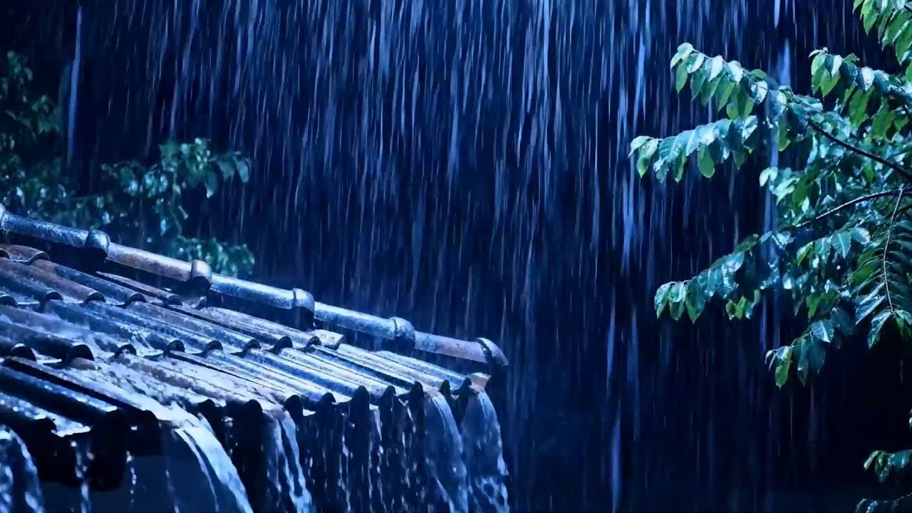 🌙 Cozy House Roof Rain — Sleep Rain Sounds for Anxiety Healing, Mind Relax & Dreamy Rest 💧