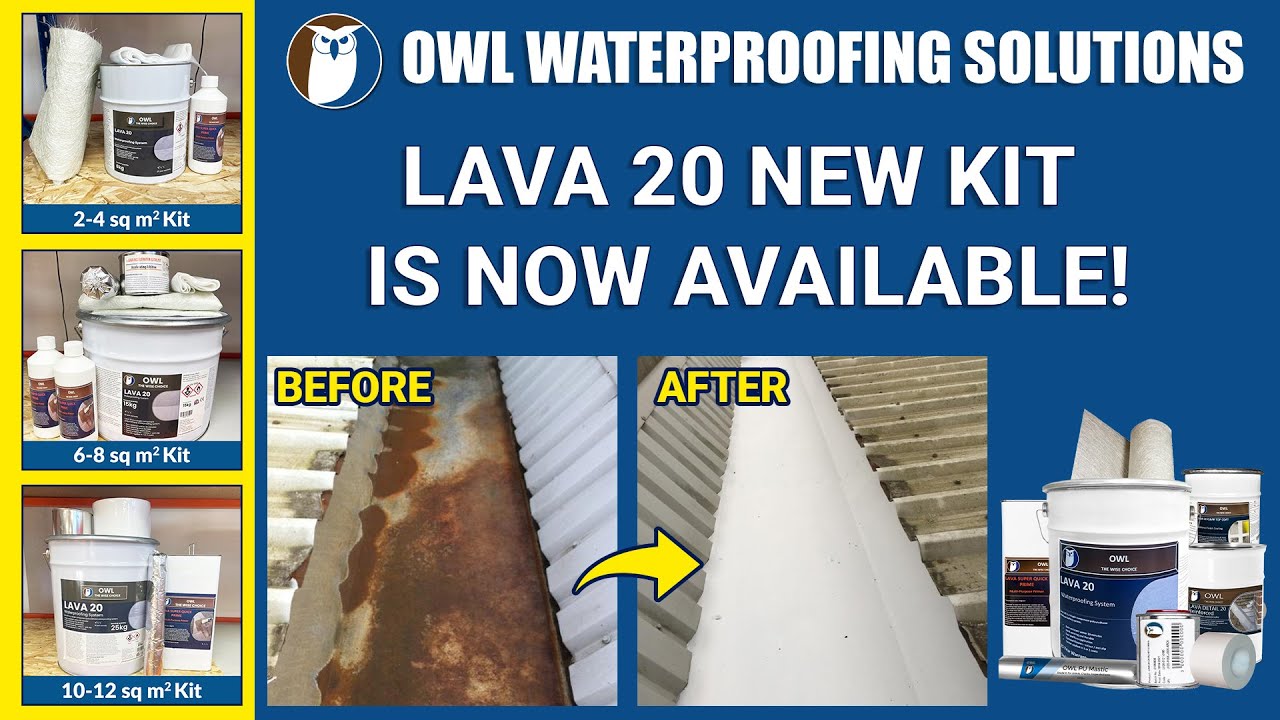 Lava 20 New Kit Is Now Available I Owl Waterproofing Short Demonstration