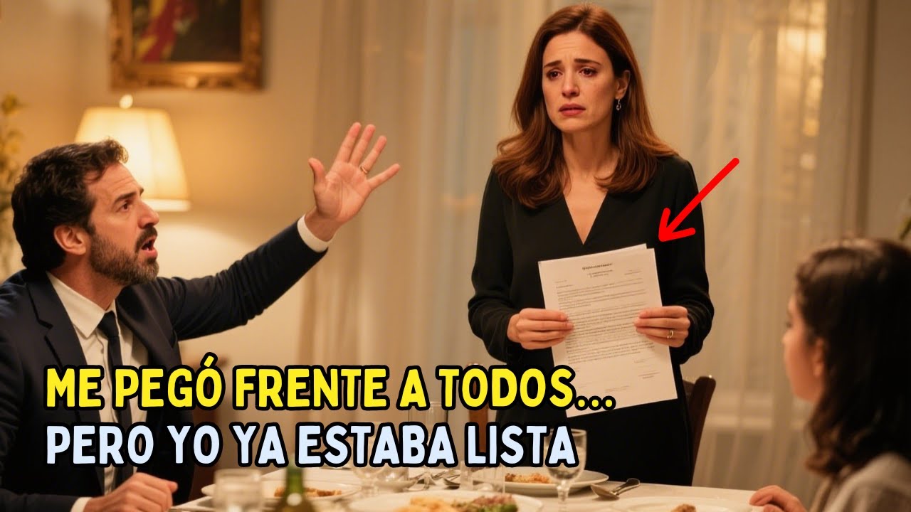 Me abofeteó en la cena familiar… pero no sabía que ya lo tenía todo planeado