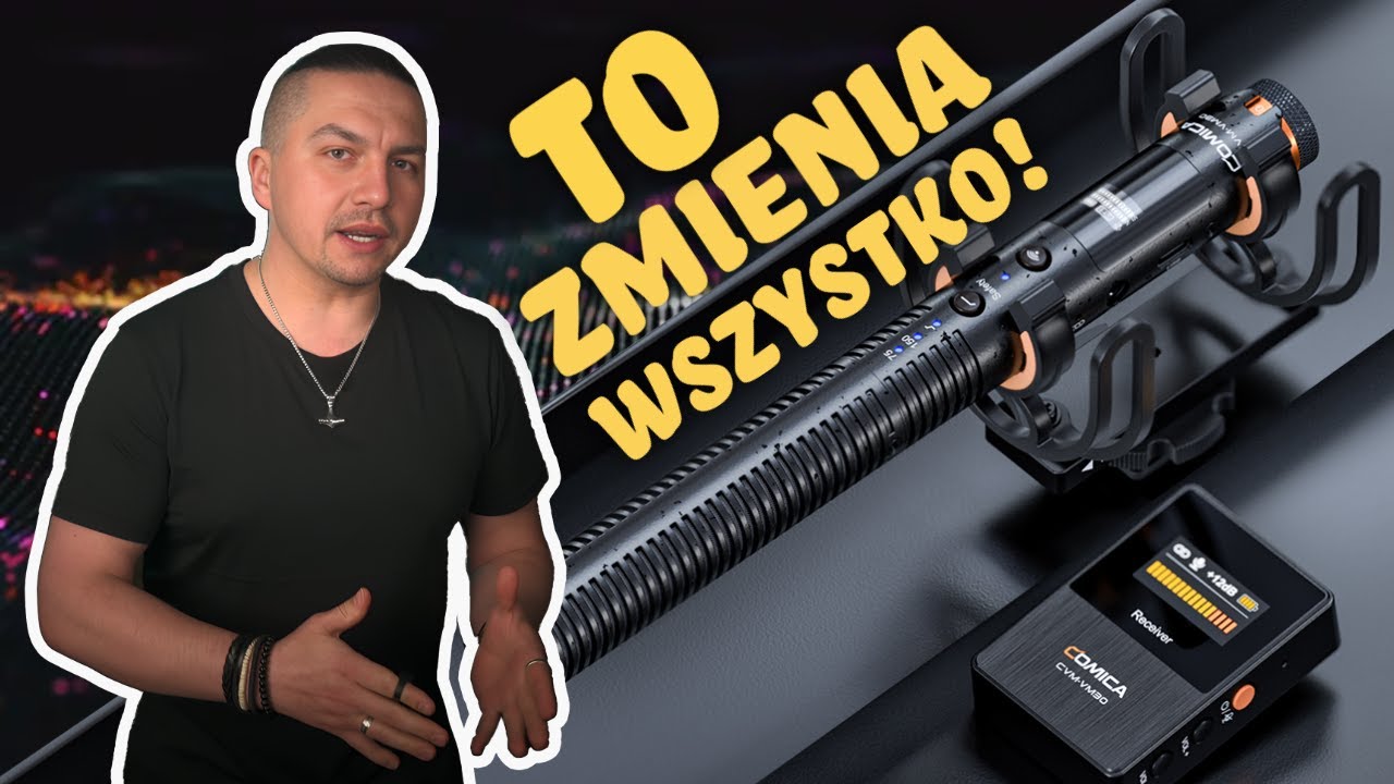 PIERWSZY Bezprzewodowy Mikrofon Shotgun! Comica VM30 Recenzja i Test
