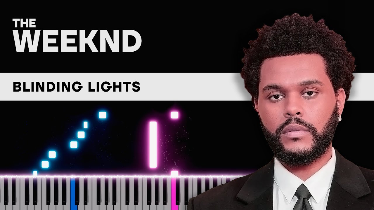 Blinding Lights — The Weeknd | Piano Tutorial | Sheets