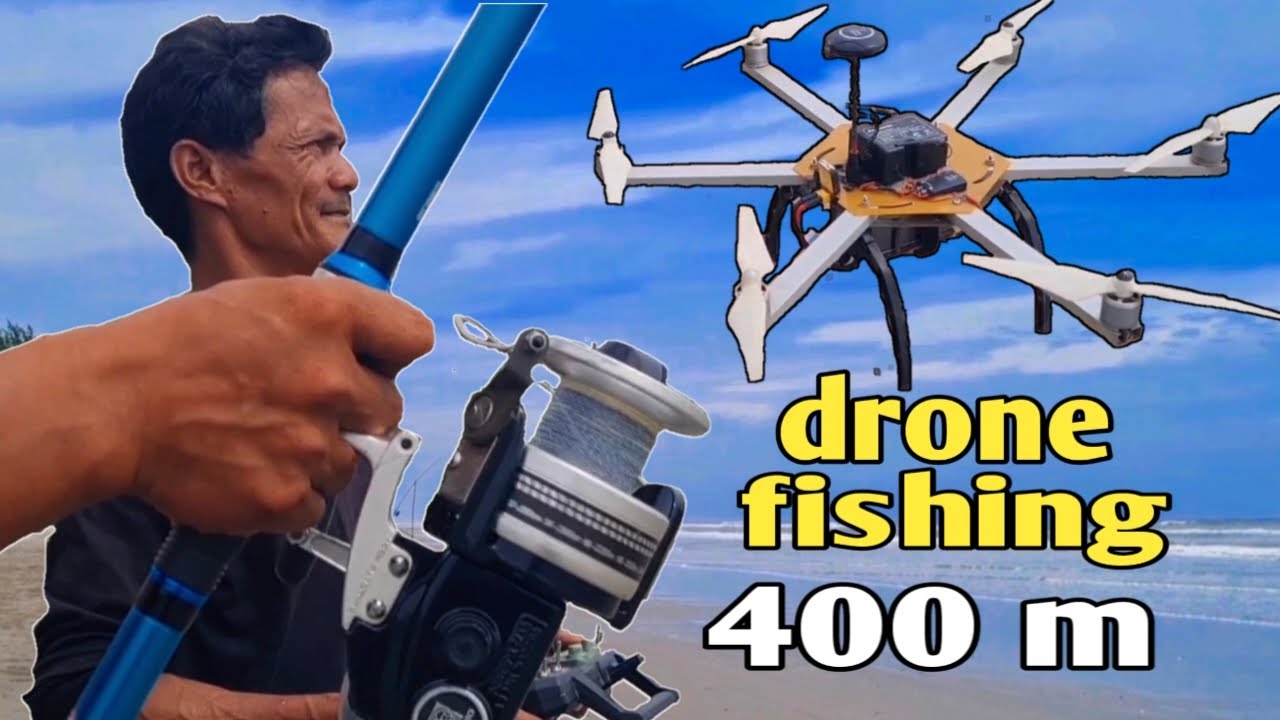 mancing pake drone pengantar umpan mancing