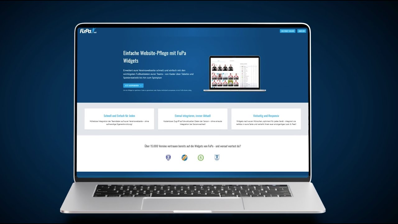 FuPa Widgets 🖥️: Erweitert eure Vereinswebseite schnell und einfach mit den Fu&szlig;balldaten eurer Teams