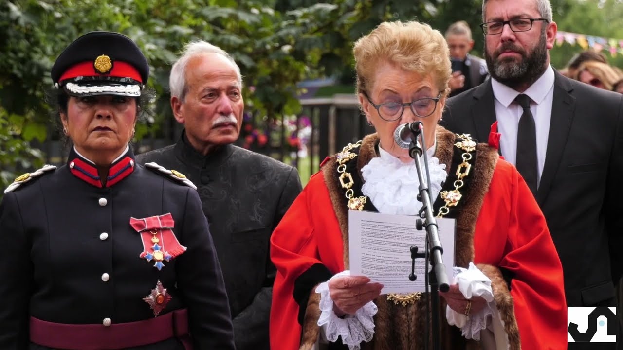 Proclamation of King Charles III In Tamworth Staffordshire