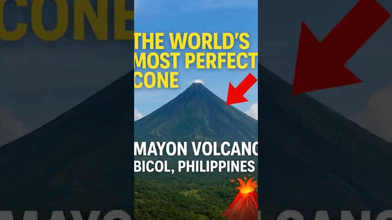 Mayon Volcano is the WORLD'S Most Perfect Volcano in Bicol?