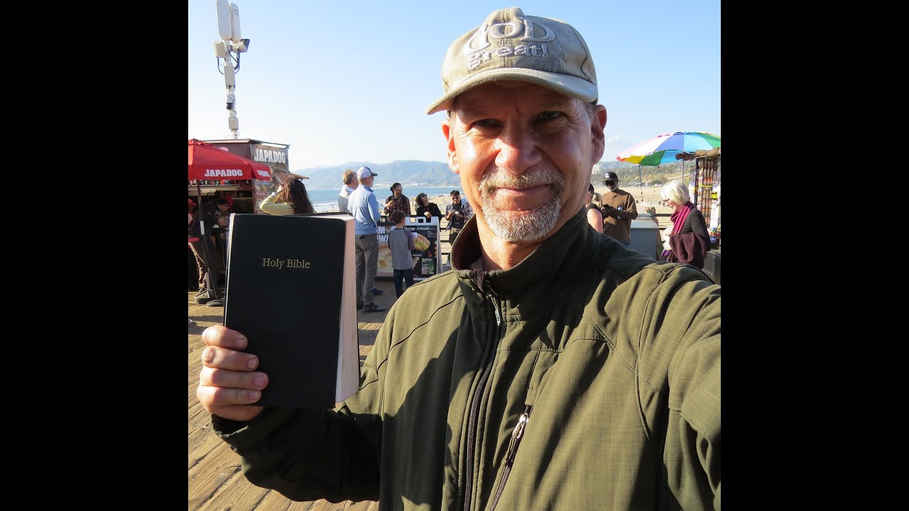 Preaching the Gospel on the Santa Monica Pier in Santa Monica, CA, Saturday, January 24, 2026