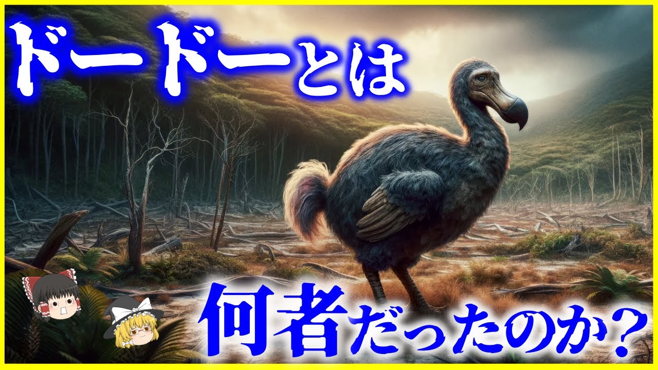 【ゆっくり解説】現代に復活…？「ドードー」とは何者だったのか？を解説/脱絶滅とは？絶滅した飛べない鳥は復活するのか
