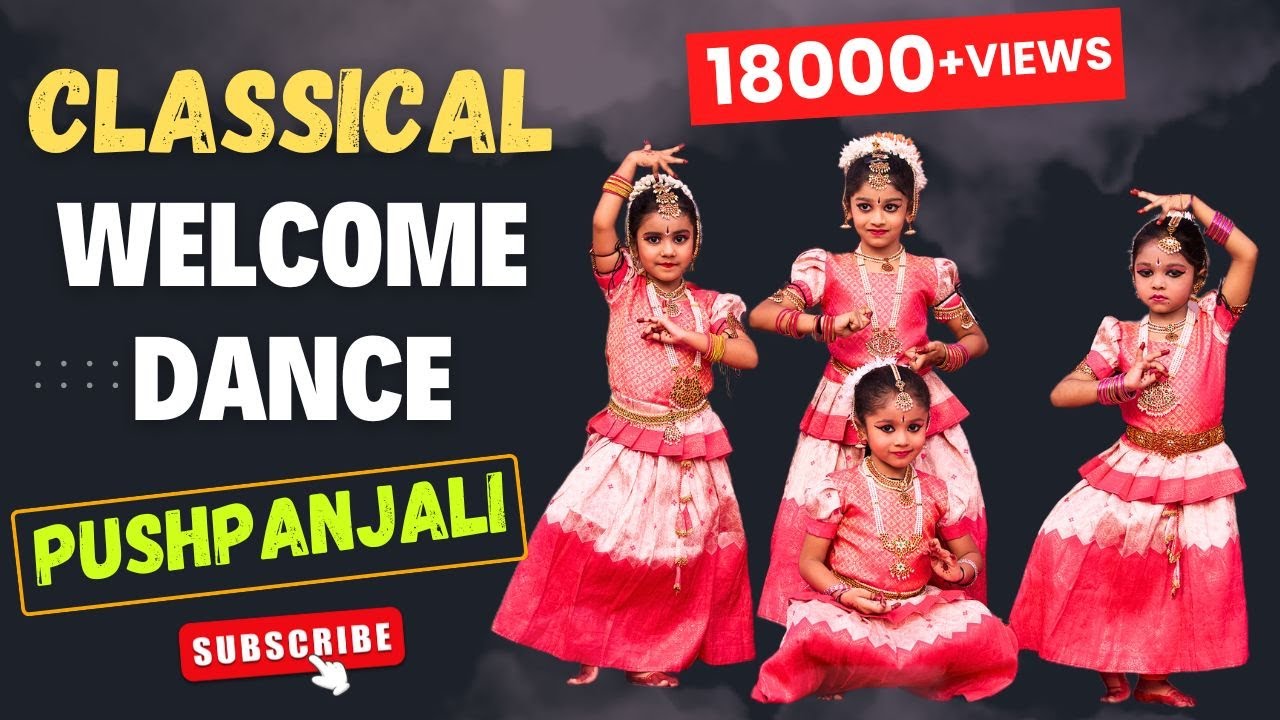 Classical welcome dance performance / Pushpanjali by kids