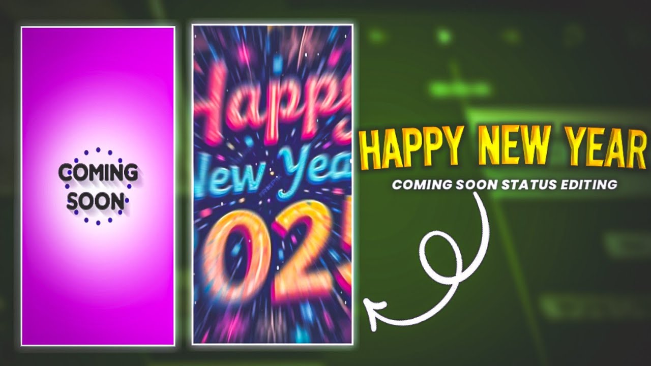 Happy New year Status video Editing | New Year 2025 Video Editing | Happy New year 2025🥳