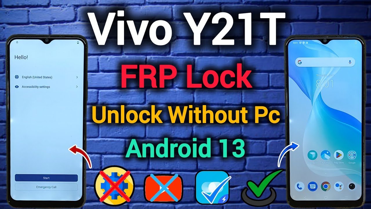 Vivo Y21T FRP Bypass || Verify Your Account || Android 13 || Without Pc & Pin || New Method || 2025.