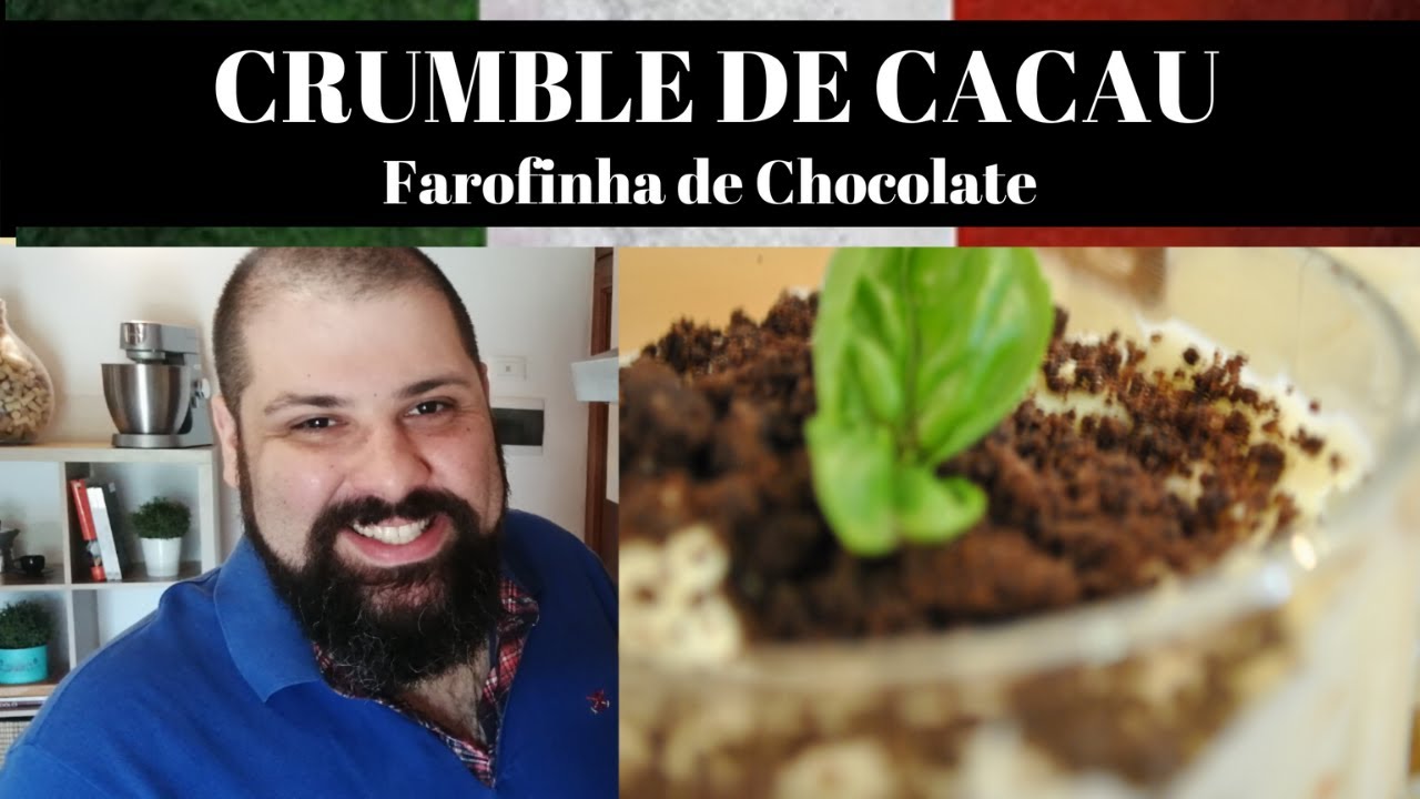 CRUMBLE DE CACAU |  FAROFA DE CHOCOLATE | RECEITA FÁCIL |