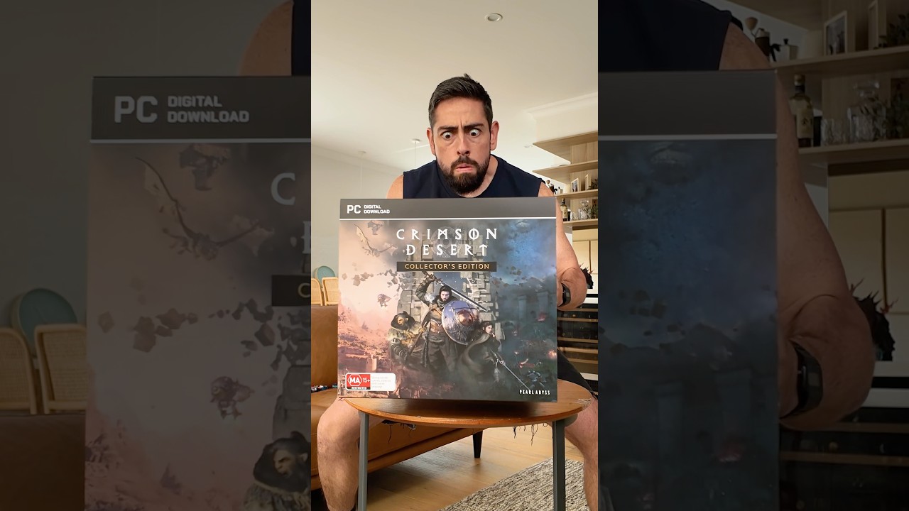 Unboxing Crimson Desert Collectors Edition #gift