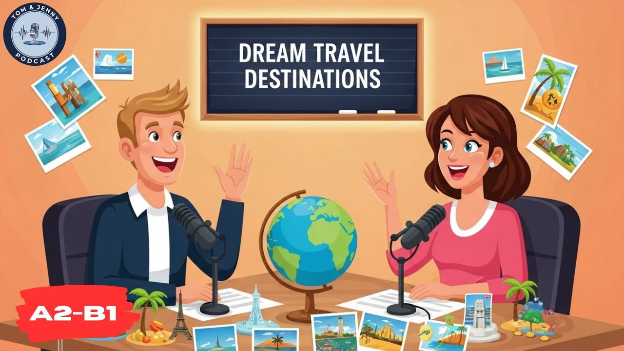 IELTS listening for beginners |English Listening: Dream Travel Goals! (ENG SUB)